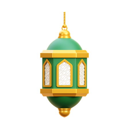 Islamic Lantern Ornamen  3D Icon