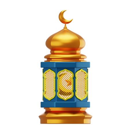 Islamic Lantern Ornament  3D Icon