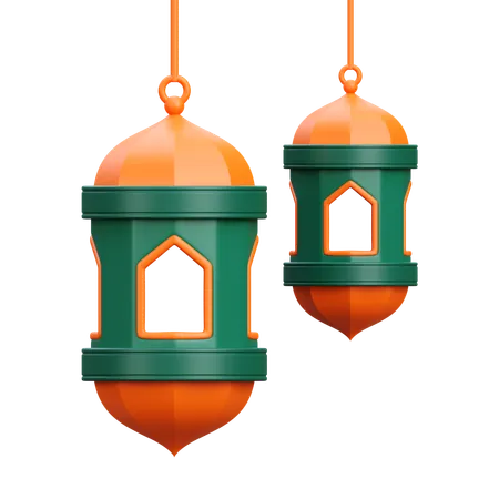 Islamic Lantern2  3D Icon