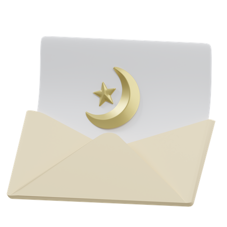 Islamic Letter  3D Icon