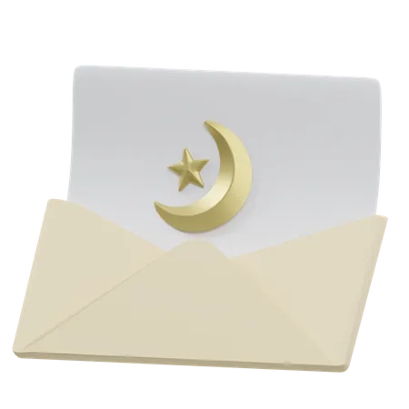 Islamic Letter  3D Icon