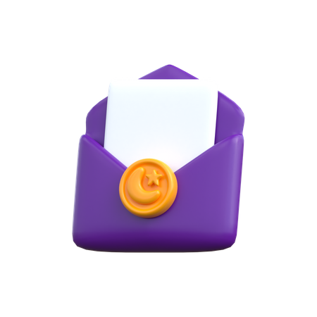 Islamic Mail  3D Icon