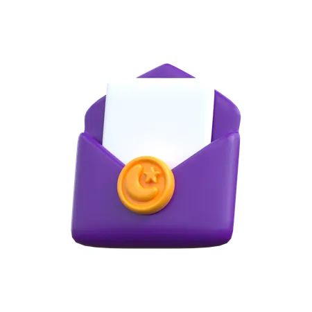 Islamic Mail 3D Icon