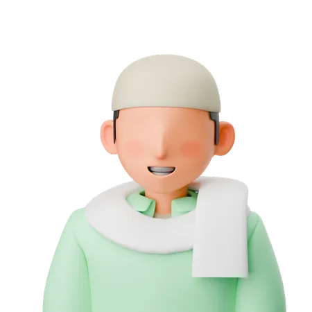 Islamic man  3D Icon