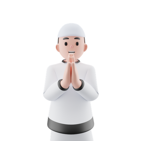 Islamic Man  3D Icon