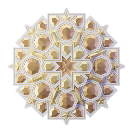 Islamic Mandala  3D Illustration