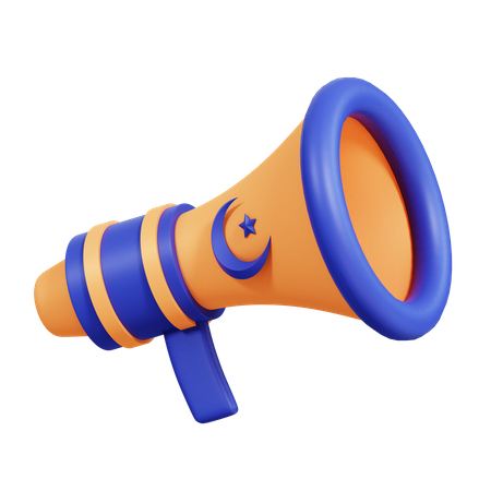 Islamic Megaphone  3D Icon