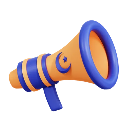 Islamic Megaphone  3D Icon