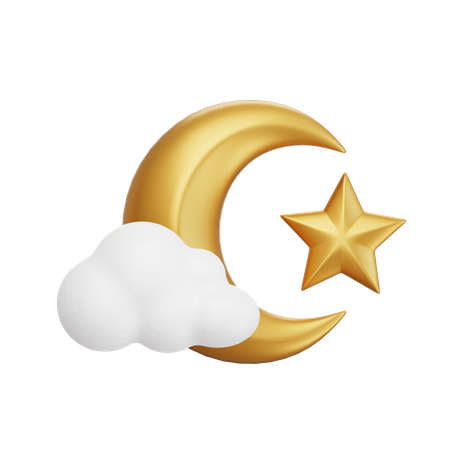 Islamic Month Icon  3D Icon