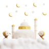 islamic-mosque emoji 3d