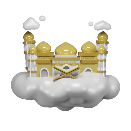 Icon Illustration Is A Collection Of 10 2000 Px High Resolution Mosque Icons With Islamic Nuances Available In Blend Psd And Png Formats For Flexibility In Your Design 3D Icon