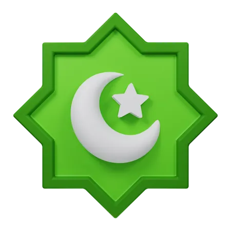 Islamic Ornament  3D Icon