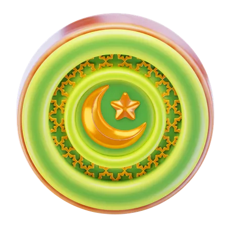 イスラムの装飾  3D Icon