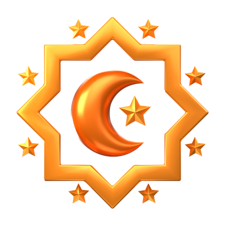 Islamic Ornament  3D Icon