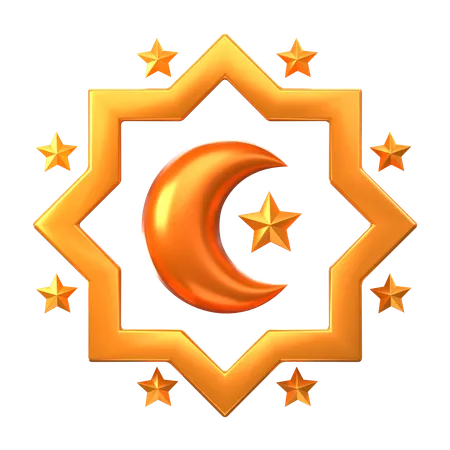 Islamic Ornament  3D Icon