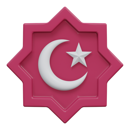 Islamic Ornament  3D Icon