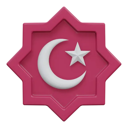 Islamic Ornament  3D Icon