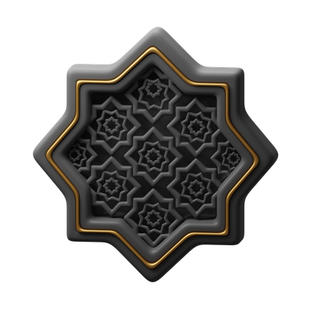 Islamic Ornament  3D Icon