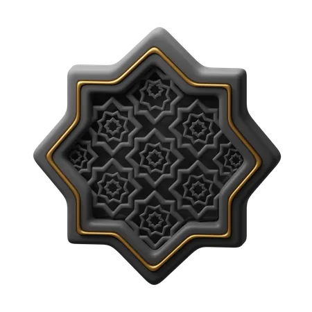 Islamic Ornament  3D Icon