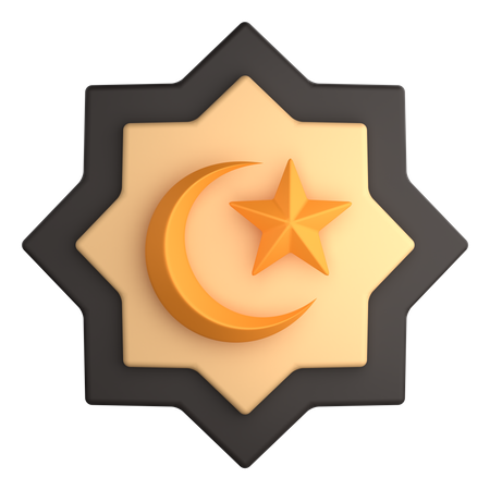 Islamic Ornament  3D Icon