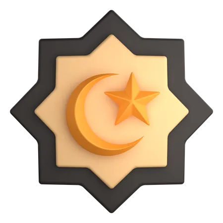 Islamic Ornament  3D Icon