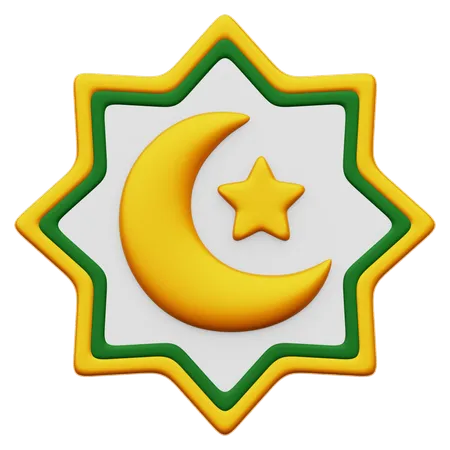 Islamic Ornament  3D Icon