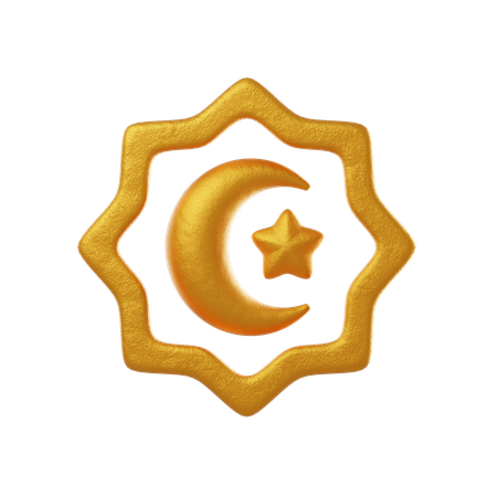 Islamic Ornament  3D Icon