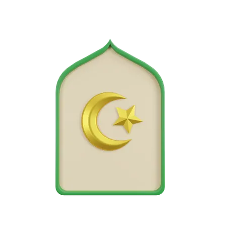 Islamic Ornament  3D Icon