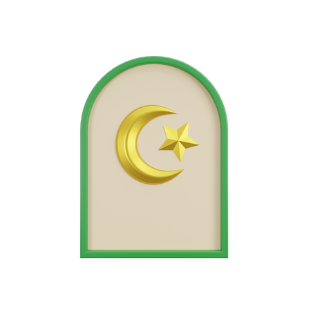 Islamic Ornament  3D Icon