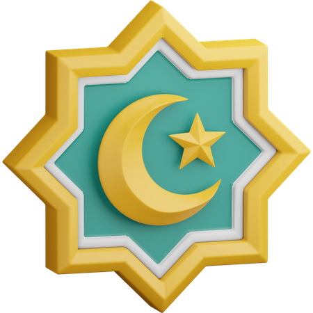 Islamic Ornament  3D Icon