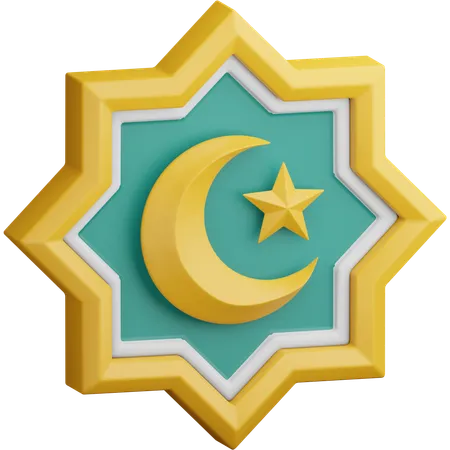 Islamic Ornament  3D Icon