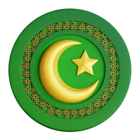 Islamic Ornament  3D Icon