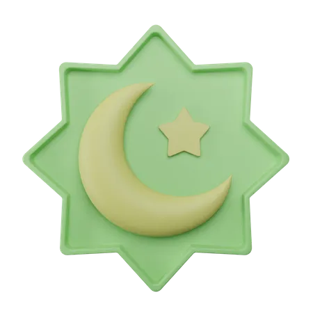 Islamic Ornament  3D Icon