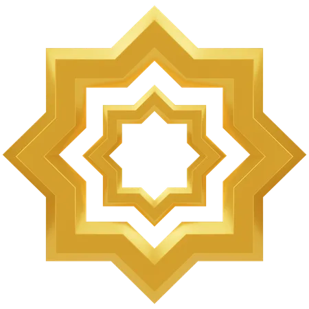 Islamic Ornament Decoration  3D Icon