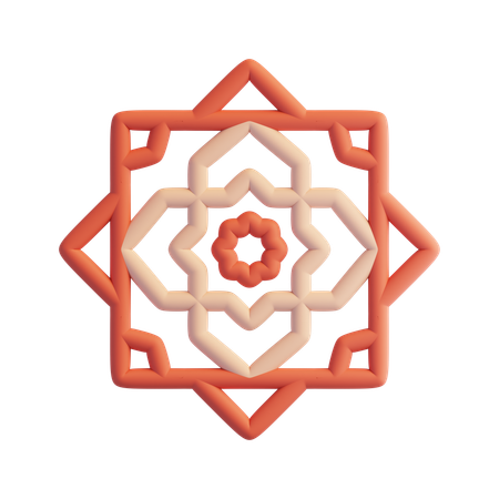 Islamic Ornaments 3D Icon