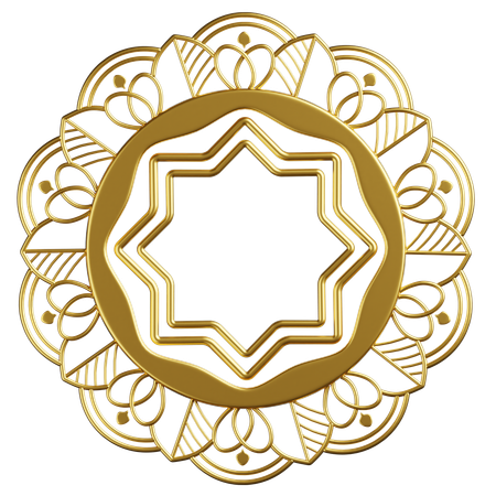 Islamic Pattern  3D Icon