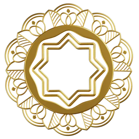 Islamic Pattern  3D Icon