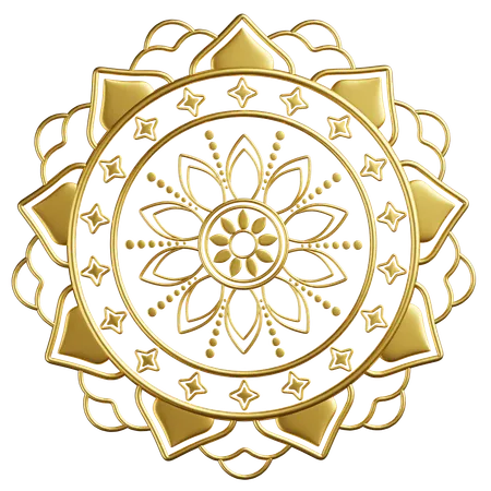 Islamic Pattern  3D Icon