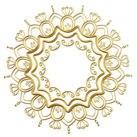 Islamic Pattern  3D Icon