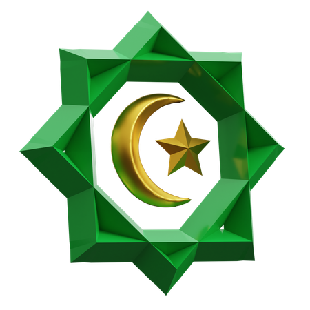 Islamic Pattern  3D Icon