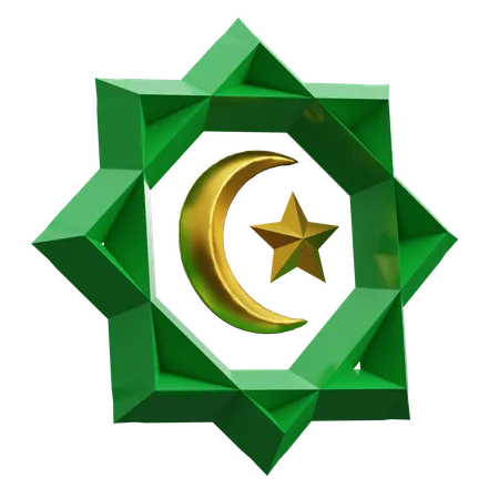 Islamic Pattern  3D Icon