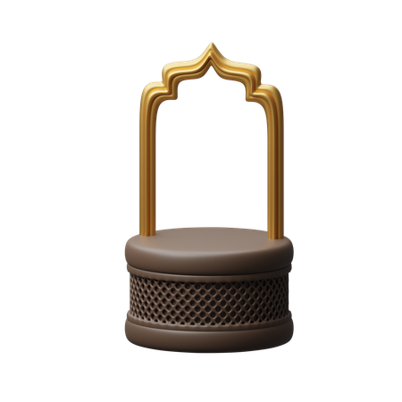 Islamic podium  3D Icon