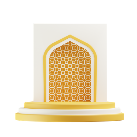 Islamic Podium  3D Icon