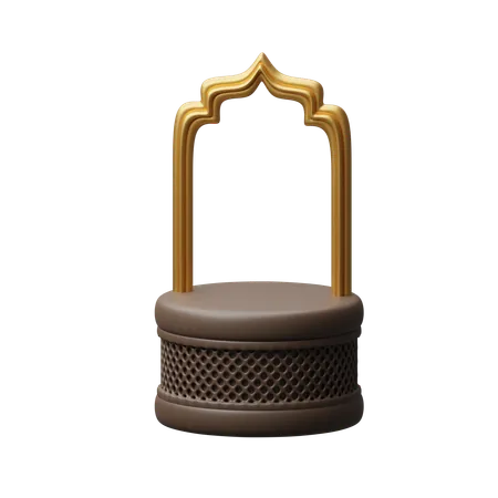 Islamic podium  3D Icon