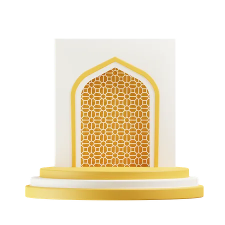 Islamic Podium  3D Icon