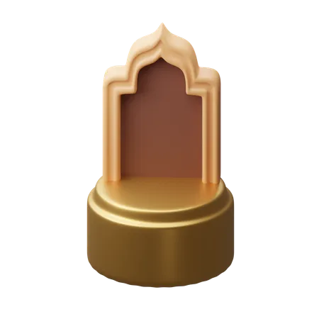 Islamic Podium  3D Icon