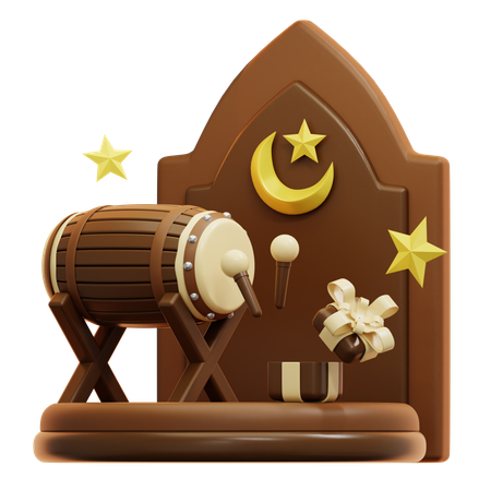 Islamic Podium  3D Icon