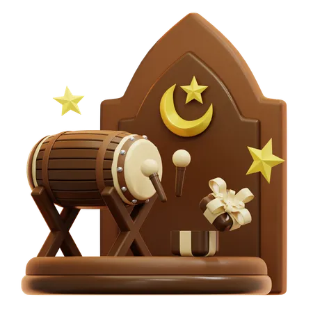 Islamic Podium  3D Icon