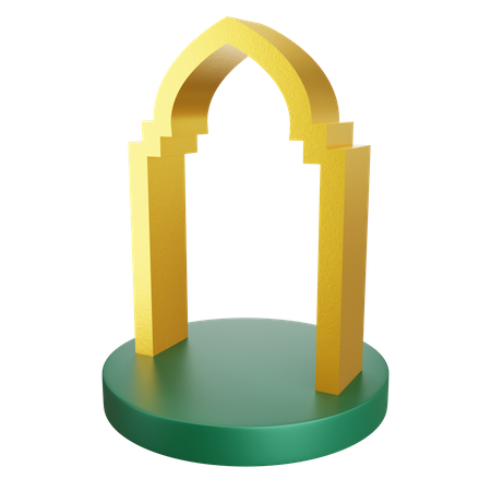 Islamic Podium  3D Icon