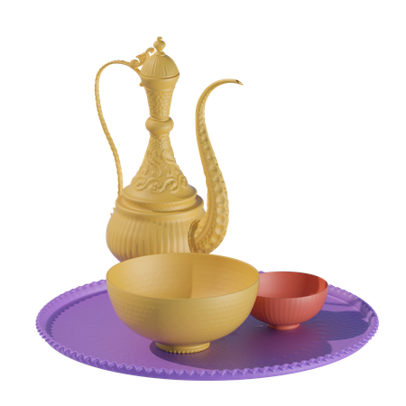 Islamic Pot  3D Icon